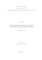Organizacijsko ustrojstvo lokalne samouprave u Republici Hrvatskoj