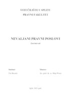 Nevaljani pravni poslovi