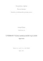 prikaz prve stranice dokumenta Unidroit načela međunarodnih trgovačkih ugovora