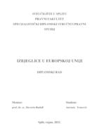 prikaz prve stranice dokumenta Izbjeglice u Europskoj uniji
