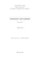 prikaz prve stranice dokumenta Moderne monarhije